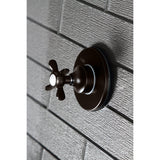 Single-Handle Three-Way Diverter Valve with Round Trim Kit