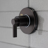 NuvoFusion Single-Handle Three-Way Diverter Valve with Round Trim Kit