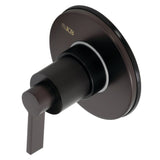 NuvoFusion Single-Handle Three-Way Diverter Valve with Round Trim Kit