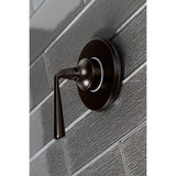 Single-Handle Wall Mount Three-Way Diverter Valve with Trim Kit