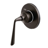Single-Handle Wall Mount Three-Way Diverter Valve with Trim Kit