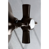 Single-Handle Three-Way Diverter Valve with Round Trim Kit