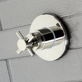 Concord Single-Handle Three-Way Diverter Valve with Round Trim Kit