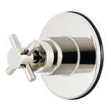 Concord Single-Handle Three-Way Diverter Valve with Round Trim Kit