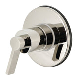 NuvoFusion Single-Handle Three-Way Diverter Valve with Round Trim Kit
