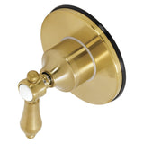 Heirloom Single-Handle Three-Way Diverter Valve with Round Trim Kit