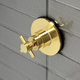 Concord Single-Handle Three-Way Diverter Valve with Round Trim Kit