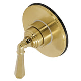 Single-Handle Three-Way Diverter Valve with Round Trim Kit
