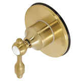 Tudor Single-Handle Three-Way Diverter Valve with Round Trim Kit