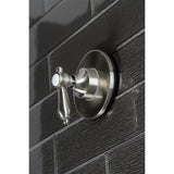 Heirloom Single-Handle Three-Way Diverter Valve with Round Trim Kit