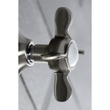 Single-Handle Three-Way Diverter Valve with Round Trim Kit