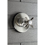 Single-Handle Three-Way Diverter Valve with Round Trim Kit
