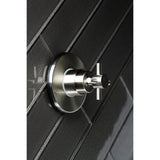 Concord Single-Handle Three-Way Diverter Valve with Round Trim Kit