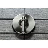 Single-Handle Three-Way Diverter Valve with Round Trim Kit