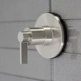 NuvoFusion Single-Handle Three-Way Diverter Valve with Round Trim Kit