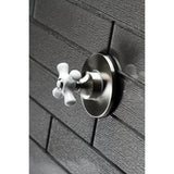 Single-Handle Three-Way Diverter Valve with Round Trim Kit