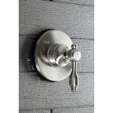 Tudor Single-Handle Three-Way Diverter Valve with Round Trim Kit
