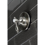 Tudor Single-Handle Three-Way Diverter Valve with Round Trim Kit