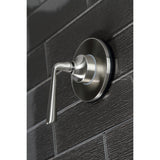 Single-Handle Wall Mount Three-Way Diverter Valve with Trim Kit