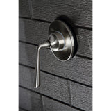 Single-Handle Wall Mount Three-Way Diverter Valve with Trim Kit