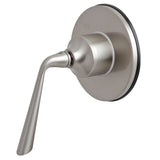 Single-Handle Wall Mount Three-Way Diverter Valve with Trim Kit