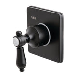 Heirloom Single-Handle Three-Way Diverter Valve with Square Trim Kit