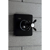 Single-Handle Three-Way Diverter Valve with Square Trim Kit