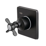 Single-Handle Three-Way Diverter Valve with Square Trim Kit
