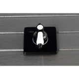 Bel-Air Single-Handle Three-Way Diverter Valve with Square Trim Kit