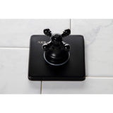 Single-Handle Three-Way Diverter Valve with Square Trim Kit