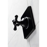 Single-Handle Three-Way Diverter Valve with Square Trim Kit