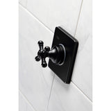 Single-Handle Three-Way Diverter Valve with Square Trim Kit