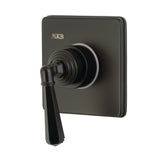 Metropolitan Single-Handle Three-Way Diverter Valve with Square Trim Kit