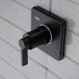NuvoFusion Single-Handle Three-Way Diverter Valve with Square Trim Kit