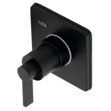 NuvoFusion Single-Handle Three-Way Diverter Valve with Square Trim Kit