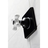 Single-Handle Wall Mount Three-Way Diverter Valve with Trim Kit