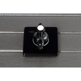 Tudor Single-Handle Three-Way Diverter Valve with Square Trim Kit