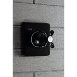 Single-Handle Three-Way Diverter Valve with Square Trim Kit