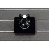 Single-Handle Three-Way Diverter Valve with Square Trim Kit