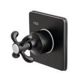 Single-Handle Three-Way Diverter Valve with Square Trim Kit