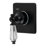 Willshire Single-Handle Three-Way Diverter Valve with Square Trim Kit
