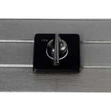 Single-Handle Three-Way Diverter Valve with Square Trim Kit