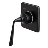 Single-Handle Three-Way Diverter Valve with Square Trim Kit