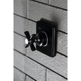 Single-Handle Three-Way Diverter Valve with Square Trim Kit