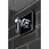 Heirloom Single-Handle Three-Way Diverter Valve with Square Trim Kit