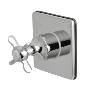 Single-Handle Three-Way Diverter Valve with Square Trim Kit