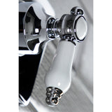 Bel-Air Single-Handle Three-Way Diverter Valve with Square Trim Kit