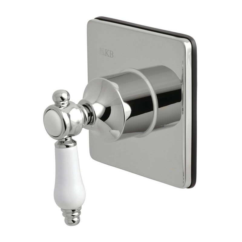 Bel-Air Single-Handle Three-Way Diverter Valve with Square Trim Kit