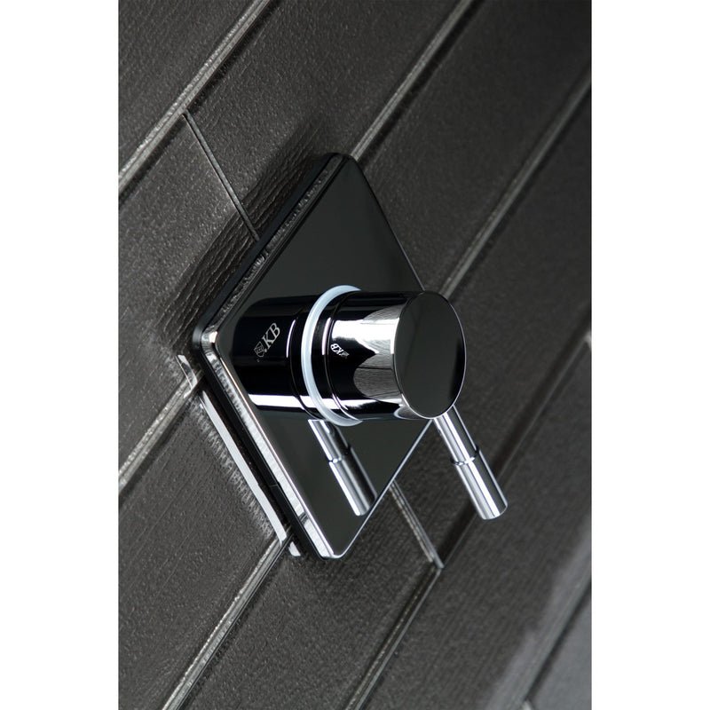 Concord Single-Handle Three-Way Diverter Valve with Square Trim Kit
