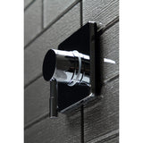 Concord Single-Handle Three-Way Diverter Valve with Square Trim Kit